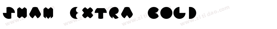 Sham Extra Bold字体转换